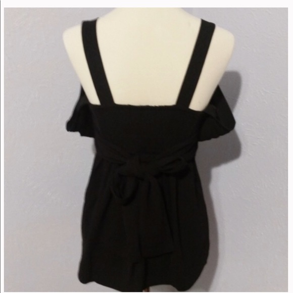 New Ann Taylor Crepe Cold Shoulder Wrap Top S & M - Picture 7 of 7